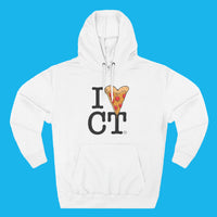 'I 🍕 CT' Black Logo Hoodie
