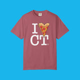 'I 🍕 CT' White Logo T-Shirt