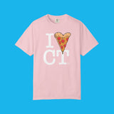 'I 🍕 CT' White Logo T-Shirt