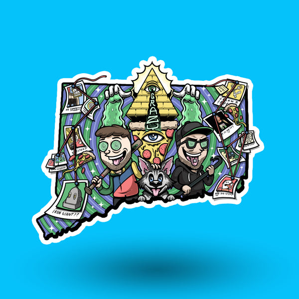 The 50 States Project - Connecticut Sticker