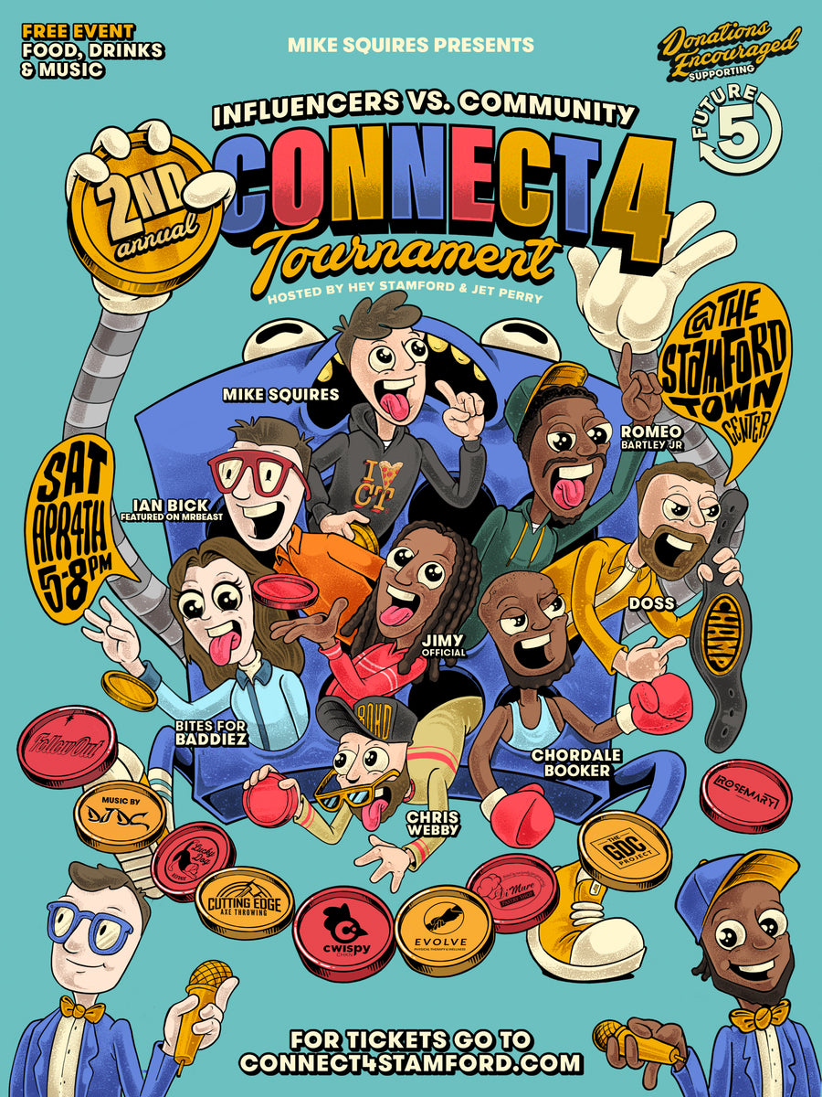 Mike Squires 2nd Annual Connect4 Tournament Tickets (Read Description)