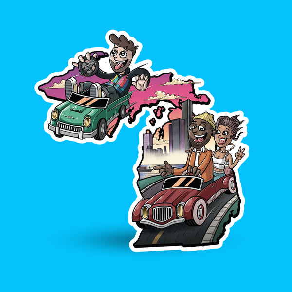 The 50 States Project - Michigan Sticker