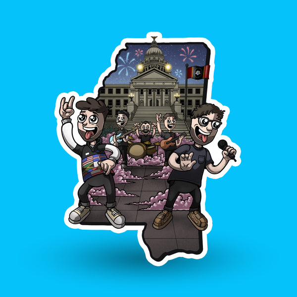 The 50 States Project - Mississippi Sticker