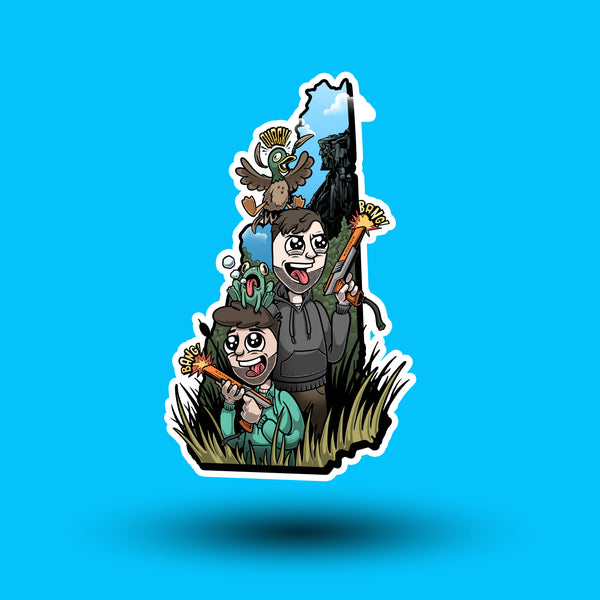 The 50 States Project - New Hampshire Sticker