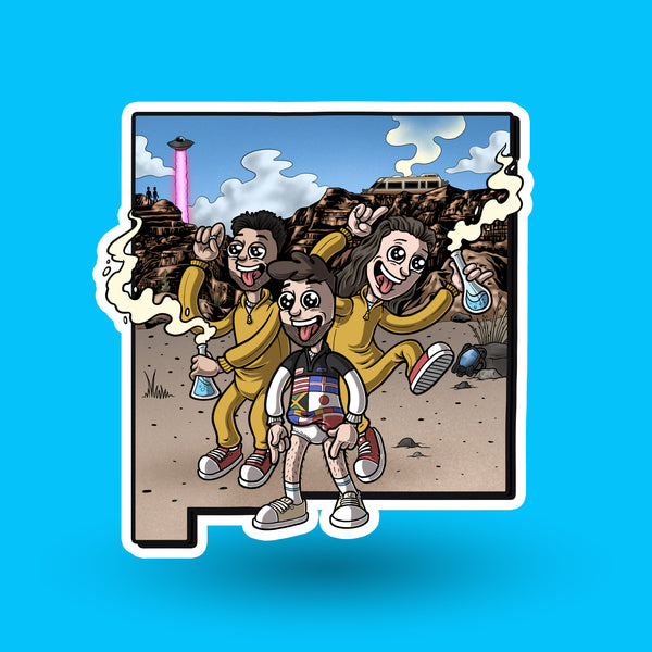 The 50 States Project - New Mexico Sticker