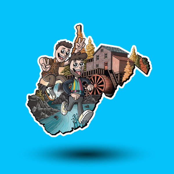 The 50 States Project - West Virginia Sticker
