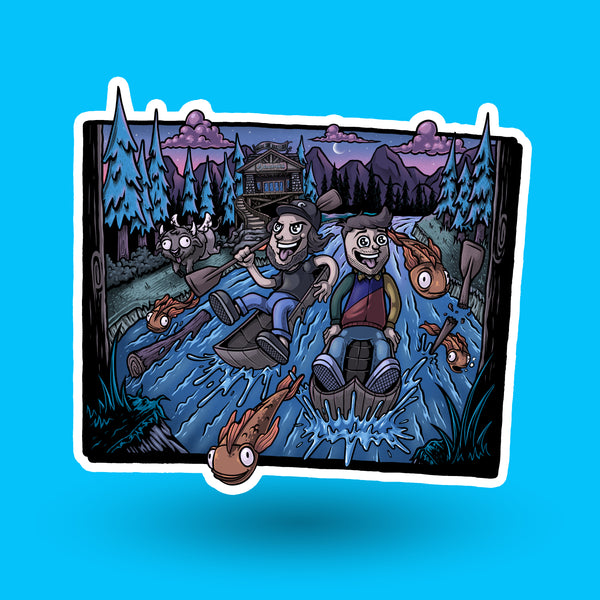 The 50 States Project - Wyoming Sticker